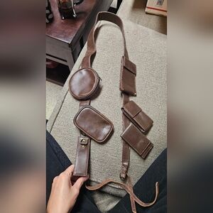 Pleather Seth William Camera Strap